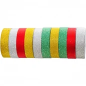 Taśmy izolacyjne i naprawcze - 3M ALIGA Taśma brokatowa samoprzylepna 12mm x mix 10 kolorów TBS-6854 ALIGA - miniaturka - grafika 1