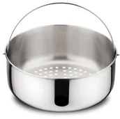 Części i akcesoria do maszyn rolniczych - Lagostina akcesoria do szybkowaru szybkowar parowy Steam płyta kuchenna, ze stali nierdzewnej, średnica 18,5 cm pojemność: 7 litrów 010920260407 - miniaturka - grafika 1