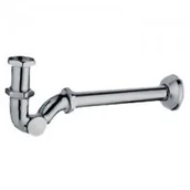 Syfony - Tres Cuadro Exclusive Syfon z zaokrąglonej rury umywalkowy 1.34.638.20 - miniaturka - grafika 1