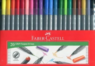 Faber Castell Zestaw cienkopisów Grip 20 sztuk w etui - Cienkopisy - miniaturka - grafika 2