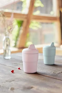 Lassig Kubek z silikonową pokrywką z dziubkiem Little Chums Pies solution-bc-7419-0 - Miseczki i talerzyki dla dzieci - miniaturka - grafika 5