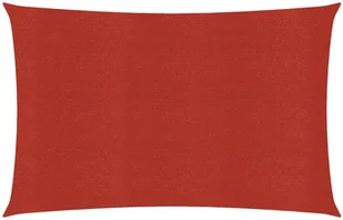 vidaXL Żagiel przeciwsłoneczny, 160 g/m, czerwony, 2x4,5 m, HDPE 311615 - Parasole ogrodowe - miniaturka - grafika 2