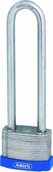 Kłódki - Abus 41/50 50 MM sklejki kłódka długa szekla 125 MM abu4150ls125 - miniaturka - grafika 1