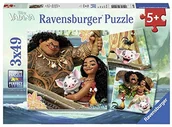 Puzzle - Ravensburger 08004 - Vaianas podróż demonstracyjna, 3 x 49 części - miniaturka - grafika 1