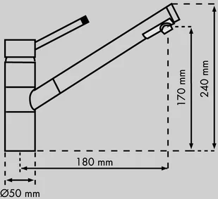 SystemCeram TIZMIXEXT czarny metalic TIZMIXEXT-44 - Baterie kuchenne - miniaturka - grafika 2