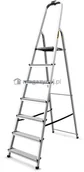 Drabiny - Drabina aluminiowa, 7 stopni wytrzymałość: 125-150 kg (wytrzymałość 125 kg) - miniaturka - grafika 1