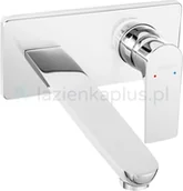 Baterie umywalkowe - Ferro Algeo Square bateria umywalkowa chrom BAQ3PA22 - miniaturka - grafika 1