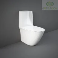 Miski WC - RAK Ceramics SENSATION MISKA WC RIMLESS DO KOMPAKTU 62X38 CM BIAŁY POŁYSK SENWC1146AWHA - miniaturka - grafika 1