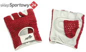 Rękawice do ćwiczeń - Allright RĘKAWICZKI DO ĆWICZEŃ SIATKA CZERW XS AS04013 - miniaturka - grafika 1