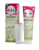 Kosmetyki do golenia - SCHOLL Veet Krem do depilacji skóry Silk & Fresh - skóra sucha 100ml 95960 - miniaturka - grafika 1