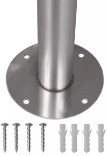 vidaXL Podwójna skrzynka na listy ze stali nierdzewnej na stojaku vidaXL - Skrzynki na listy - miniaturka - grafika 6