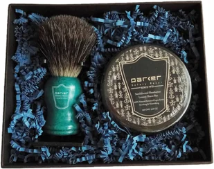 Parker Zestaw do Golenia - Pędzel z Borsuka+Mydło - Zestawy kosmetyków męskich - miniaturka - grafika 4