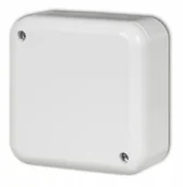 Puszki elektryczne i akcesoria - Karlik Puszka Instalacyjna Natynkowa Biały - miniaturka - grafika 1