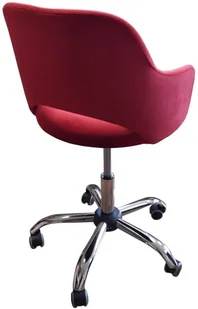 Fotel biurowy, krzesło biurowe ATOS Fotel obrotowy biurowy Milano MG31 czerwony - Fotele i krzesła biurowe - miniaturka - grafika 3