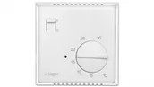 Płyty i maty izolacyjne - hager polo Termostat 230V 10A 5-30°C IP30 biały EK051 EK051 - miniaturka - grafika 1