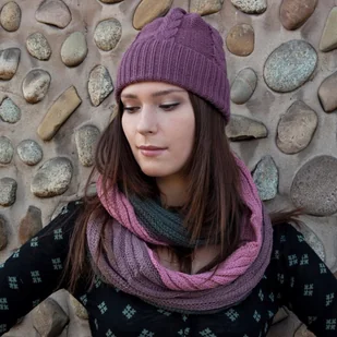 Art of Polo Czapka Winter braid - Czapki damskie - miniaturka - grafika 2