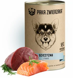 Paka Zwierzaka Paka Zwierzaka Dziczyzna i łosoś 6x400g 55696-uniw - Mokra karma dla psów - miniaturka - grafika 2