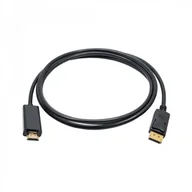 Kable - Akyga Kabel AK-AV-05 (DisplayPort M - HDMI M; 1,8m; kolor czarny) 2_366639 - miniaturka - grafika 1