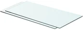 Półki do salonu - vidaXL vidaXL Półki, 2 szt., szklany, przezroczysty panel, 60 x 25 cm - miniaturka - grafika 1
