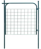 Ogrodzenia - Furtka ogrodzeniowa 100x100 cm, zielona - miniaturka - grafika 1