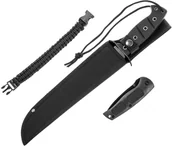 Noże - Master Cutlery Zestaw dwóch noży Master USA z bransoletką paracord MU-1143BK) MU-1143BK - miniaturka - grafika 1