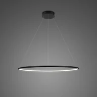 Lampy sufitowe - Altavola Design Lampa wisząca Nowoczesna lampa wisząca ledowa czarna Altavola Led shape okręgi ledowe LA073/P_60_in_4k_black_dimm LA073/P_60_in_4k_black_dimm - miniaturka - grafika 1