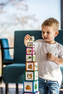 Piramida Zabaw Owoce Warzywa Wieża Edukacyjna 80cm 8268715787 - Zabawki interaktywne dla dzieci - miniaturka - grafika 5