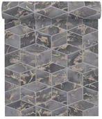 Tapety - A.S. Creation Tapeta Metropolitan 378633 ciemnoszara winylowa na flizelinie - miniaturka - grafika 1