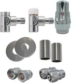 Głowice termostatyczne - Vario Term Zestaw All in One Lux II, Kolor: Grafit metaliczny, Rodzaj instalacji: Alu Pex - 16x2 mm AQGSO212CFK/PEX - miniaturka - grafika 1