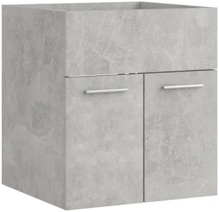 VidaXL Lumarko Szafka pod umywalkę, szarość betonu, 41x38,5x46 cm, płyta 804642 VidaXL - Meble łazienkowe - miniaturka - grafika 2