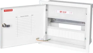 Rozdzielnica modułowa 1x12 podtynkowa IP30 RP-12-P Z - Rozdzielnie elektryczne - miniaturka - grafika 2