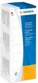 Dodatki do drukarek i skanerów - Herma HERMA 8113 etykiety Computer (perforowane matowy papier, 101,6 X 48,4 MM) 3000 sztuk białe 8113 - miniaturka - grafika 1