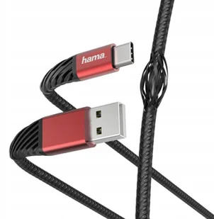 Hama Kabel USB Typ-C USB Extreme 1.5 m Czarno-czerwony - Kable USB - miniaturka - grafika 2