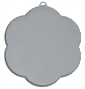 Podkładka Pod Miski Silikonowa Szara 30CM - Miski dla psów - miniaturka - grafika 2