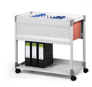 Durable Wózek na teczki zawieszane System 90 A4 S 3784-10 szary - Inne meble biurowe - miniaturka - grafika 3