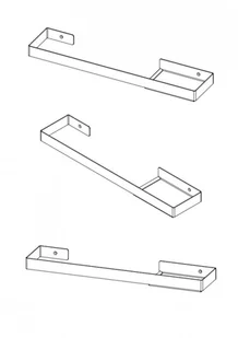 Deante Mokko Wieszak na ręcznik z półką ADM A631 ADM A631 - Wieszaki łazienkowe - miniaturka - grafika 7