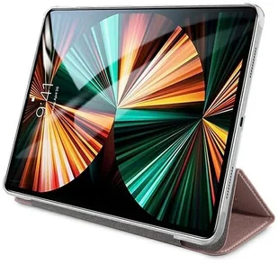 GUESS Etui na iPad 12.9" 2021 Guess Saffiano Collection Book Cover różowy GUE001478 - Etui do tabletów - miniaturka - grafika 3
