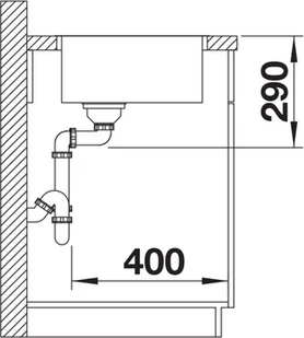 Blanco ANDANO 450-IF stal szlachetna 522961 - Zlewozmywaki - miniaturka - grafika 4