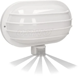 Orno Oprawa SOLANO z Czujnikiem ruchu 180st, 60W, E27, IP44, plastik, biała OR-O - Czujniki ruchu i zmierzchu - miniaturka - grafika 2