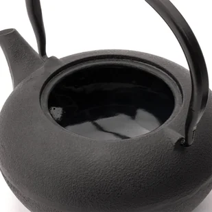 Bredemeijer SHANXI Dzbanek Żeliwny - Zaparzacz do Herbaty 1 l Czarny + 2 Porcelanowe Czarki 157002 - Dzbanki i imbryki - miniaturka - grafika 3