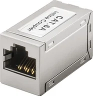 Wtyczki i adaptery - Goobay Adapter przelotka RJ45/RJ45 kat.6A ekranowany 72499 72499 - miniaturka - grafika 1