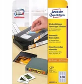 Papier do drukarek - Avery Etykiety na przezrocza, białe, usuwalne - miniaturka - grafika 1