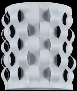 Maytoni Kinkiet LAMPA ścienna DELICATE MOD196-WL-01-W  półokrągła OPRAWA z wycięciami biała Maytoni - Lampy ścienne - miniaturka - grafika 3