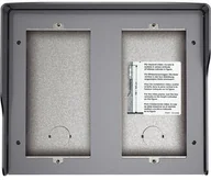 Akcesoria do domofonów i wideodomofonów - Bticino Obudowa natynkowa z daszkiem do paneli Sfera - 4 moduły - Stalowoszara Legrand 350643 350643 - miniaturka - grafika 1