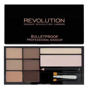Makeup Revolution Ultra Brow Palette paleta do stylizacji brwi Fair Medium - Akcesoria i kosmetyki do stylizacji brwi - miniaturka - grafika 4
