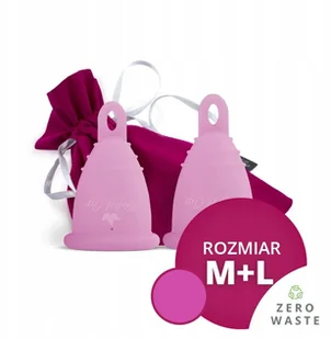 Kubeczek Menstruacyjny Zero Waste Róż [M+L] - Kubeczki menstruacyjne - miniaturka - grafika 2