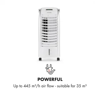 Klarstein Maxfresh WH Schładzacz powietrza 6L 65W Pilot Pakiet lodowy ACO6-Maxfresh-W - Klimatory - miniaturka - grafika 5