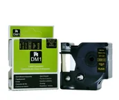 Papier do drukarek - Dymo Taśma zamiennik 45814, 19mm x 7m złoty druk / biały podkład - miniaturka - grafika 1