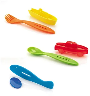 Guzzini Bimbi Zestaw Sztućców Dla Dzieci 21,0x32,3x20,7 - Sztućce dla dzieci - miniaturka - grafika 8