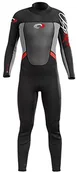 Pływanie - Osprey Origin zima neopren dres sportowy dla chłopców, 5/4 MM, czarny/czerwony, czarny, m WS0663 - miniaturka - grafika 1